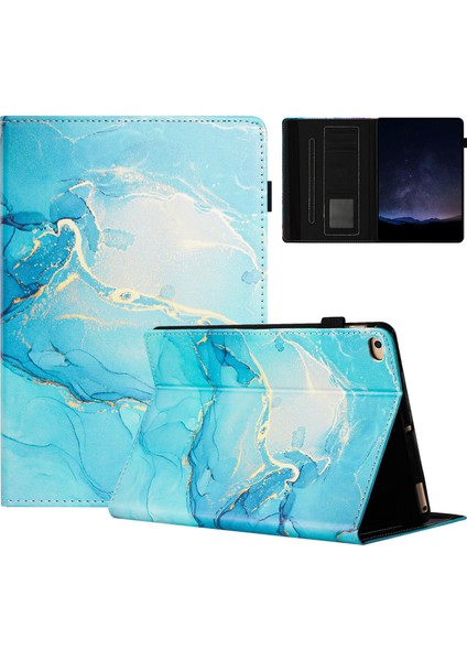 iPad Mini 3 / Mini 4 / Mini (2019) 7.9 Inç Mermer Deri Kılıf, Otomatik Uyandırma / Uyku (Yurt Dışından)