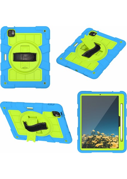 iPad Pro 11 (2024) Kickstand Kılıf Pc+Tpu Omuz Askılı Tablet Kılıfı (Yurt Dışından) fiyatları