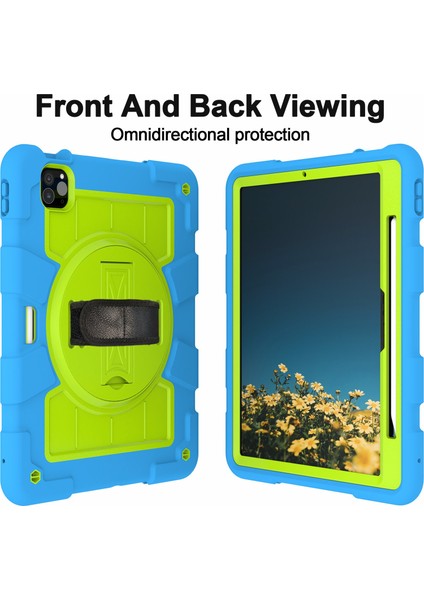 iPad Pro 11 (2024) Kickstand Kılıf Pc+Tpu Omuz Askılı Tablet Kılıfı (Yurt Dışından) fırsatları