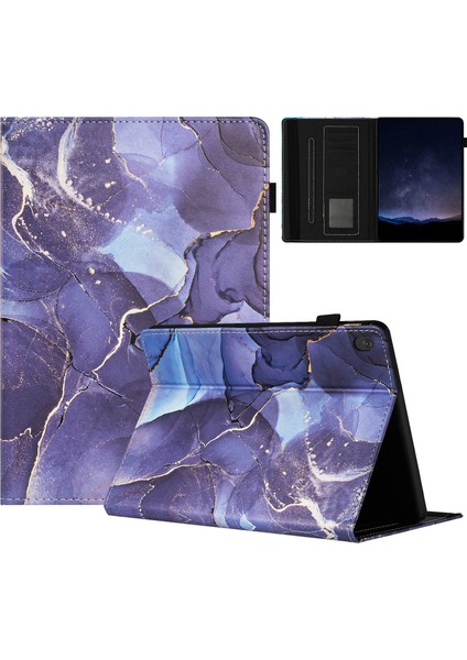 Lenovo Tab M10 Kılıf Kart Yuvaları ile Pu Deri Akıllı Stand Kapağı (Yurt Dışından)