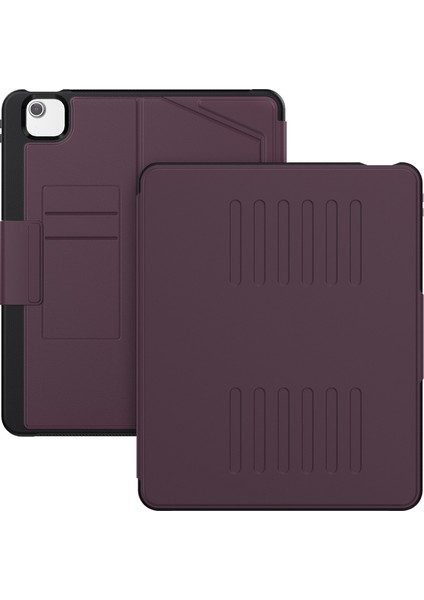 iPad Air 13 (2024) Pc+Tpu+Pu Kart Yuvalı U Şeklinde Stand Tablet Kapağı (Yurt Dışından) modelleri