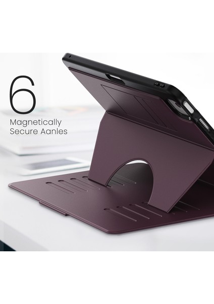 iPad Air 13 (2024) Pc+Tpu+Pu Kart Yuvalı U Şeklinde Stand Tablet Kapağı (Yurt Dışından) fırsatları