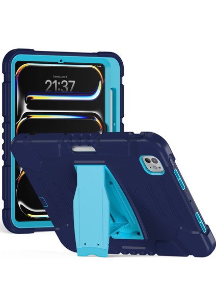 iPad Pro 11 (2024) Pc+Silikon Tablet Kılıfı ve Destek Çubuğu (Yurt Dışından) fiyatları