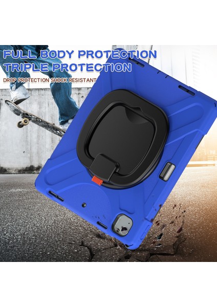 iPad Air 13 (2024) / iPad Pro 12.9 (2022) / (2021) Tpu+Pc+Silikon Tablet Kılıfı Kickstand (Yurt Dışından) fırsatları