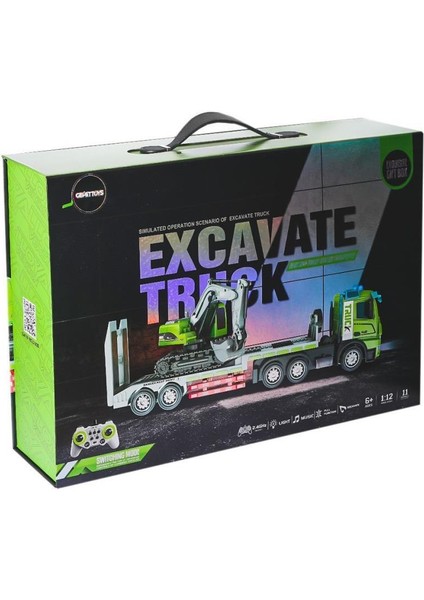 Nessiworld HJ8010 Kumandalı Tır Excavatör -Gepettoys
