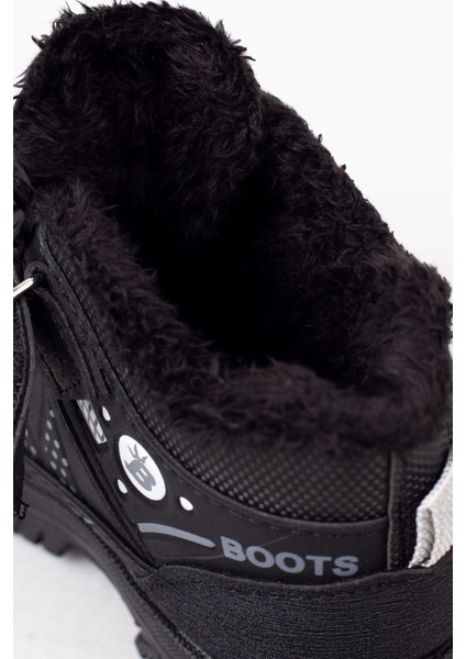 Erkek Çocuk Içi Mifyonlu Kaymaz Taban Suya Dayanıklı Soğuk Geçirmez Bot indirimleri