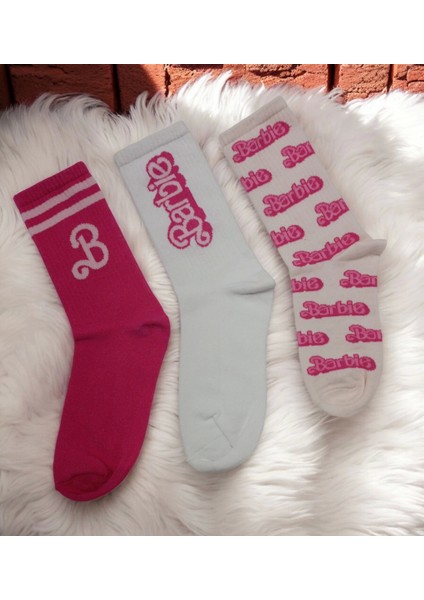 3lü *barbie* Pamuklu Tenis Çorab *kız Çocuk*bayan*kadin Çorap fiyatları