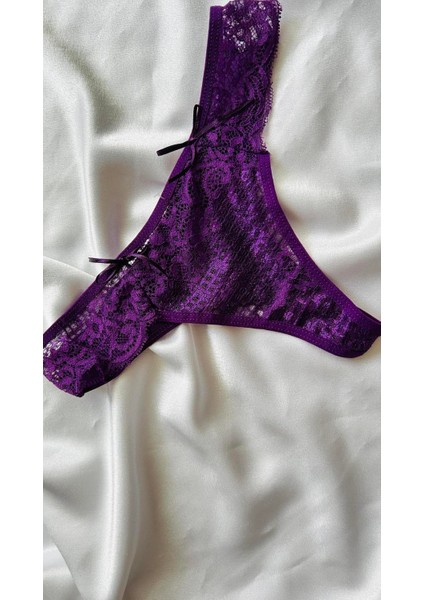 Kurdele Detaylı Tanga&string Külot Kadın