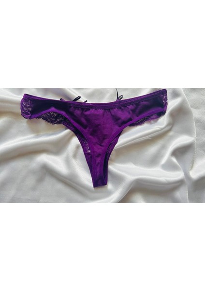 Kurdele Detaylı Tanga&string Külot Kadın