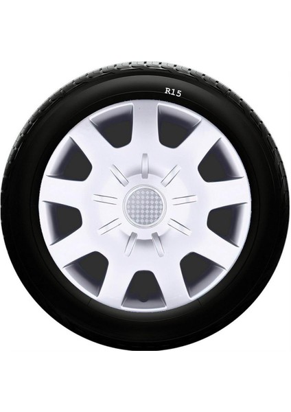 Toyota Uyumlu 15 Inc Kırılmaz Sks Jant Kapağı 1 Takım 4 Adet NO:314