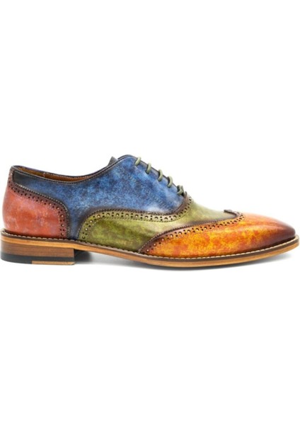 Mixed Color Pelitte Patina Dress Shoes