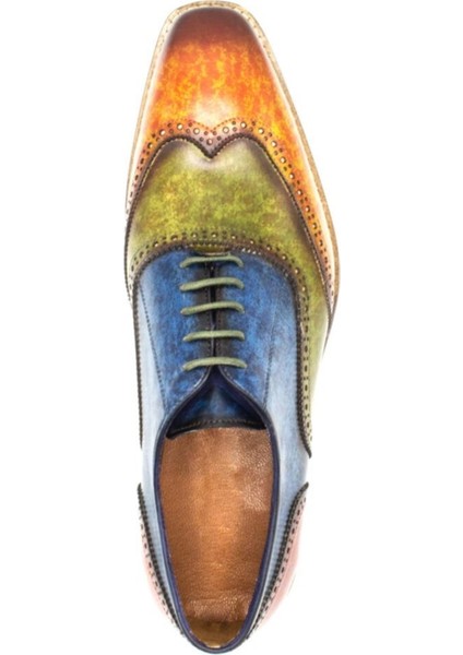 Mixed Color Pelitte Patina Dress Shoes