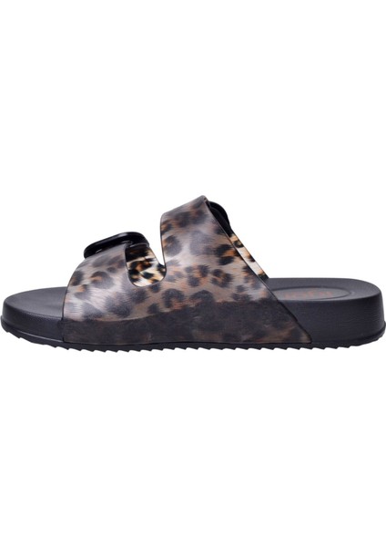 S10336-002 Habana Brillo Leo Negro Kadın Terlik modelleri