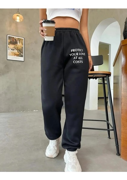 Kadın Protect Baskılı Jogger Eşofman Altı