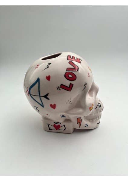 Kimya Ceramics Handmade Pop-Art Kuru Kafa