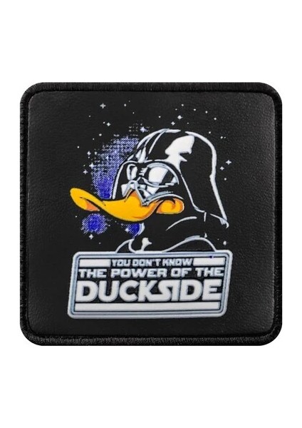 V1 Duckside - 1 Kod Logolu Unisex Siyah Bench (Patch)