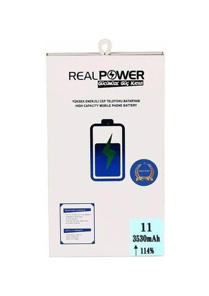 Realpower Apple iPhone 11 Batarya