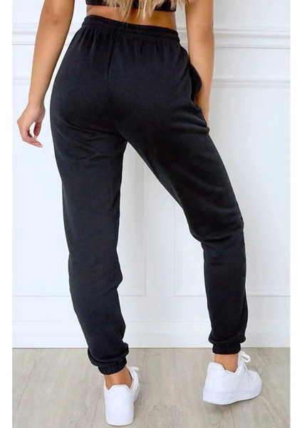 Kadın Yüksek Belli Jogger Eşofman Altı Nasa Baskılı modelleri