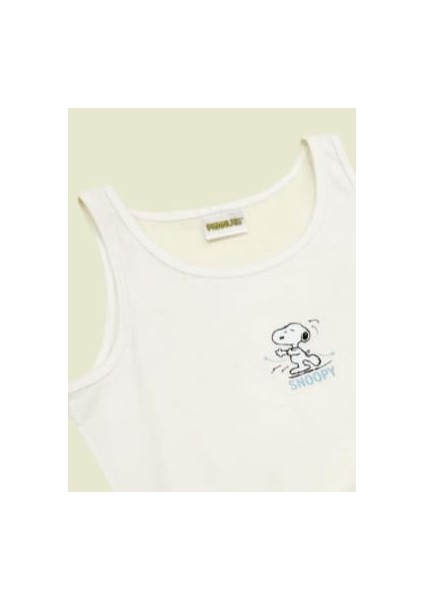 Snoopy Lisanslı Unisex Çocuk 2'li Atlet Seti 20134 fiyatları