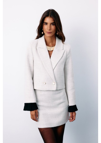 Manşet Detaylı Tüvit Ceket - Taş fırsatları