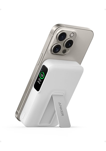 MagGo Powerbank (10.000 mAh) - Qi2 Sertifikalı - 15W Ultra Hızlı - Beyaz (Anker Türkiye Garantili) fiyatları