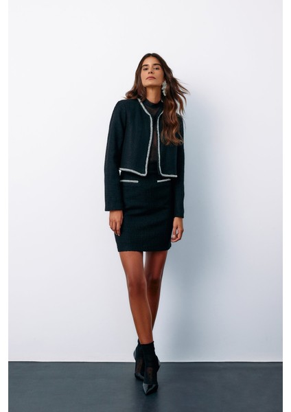 Aksesuar Detaylı Tüvit Etek - Siyah fiyatları