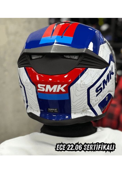 Gullwing Navigator Mavi Çene Açılır Kask (Ece 22.06) (Fit Kalıp) modelleri
