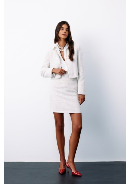 Aksesuar Detaylı Tüvit Etek - Taş fiyatları