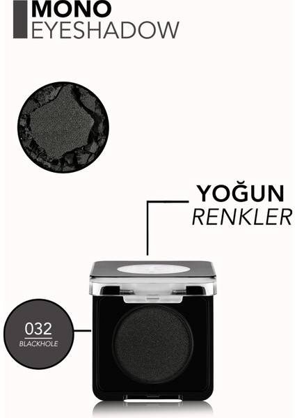 Mono Yüksek Pigmentli & Doğal Işıltılı Kompakt Göz Farı fırsatları