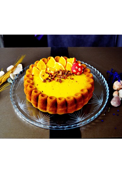 Cam Kapaklı Kek Fanusu Mira Desenli fırsatları