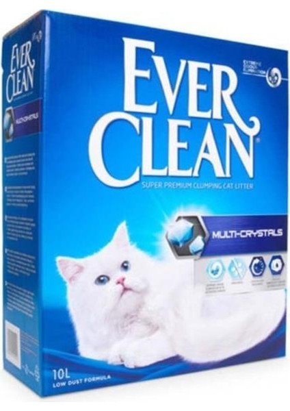 Ever Clean Multi Crystals Süper Topaklanan Kedi Kumu 6 Lt - Petshopundan