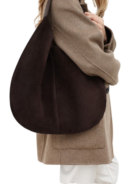 Kadın Süet Büyük Boy Hobo Omuz Çanta modelleri