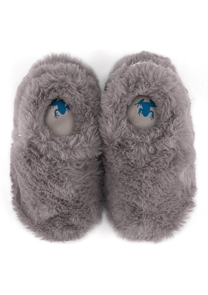 Furry Furry Gri Kürk Barefoot Patik