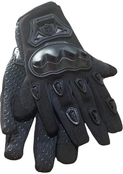 MC29W Yazlık Kadın Motosiklet Eldiveni Siyah