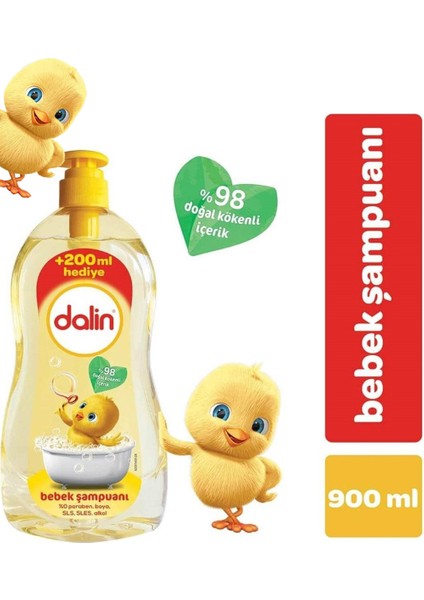 x 2 Adet Şampuan Klasik 700 ml + 200 ml