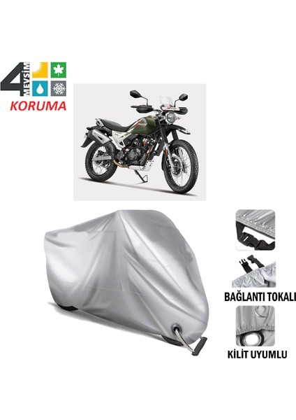 Hero Xpulse 200 Enduro Branda Motosiklet Brandası Bağlantı,Kilit Uyumlu