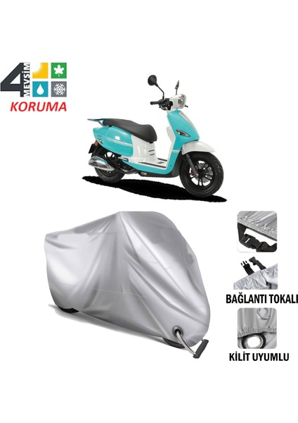 Rks Neon 125 Branda Motosiklet Brandası Bağlantı,Kilit Uyumlu