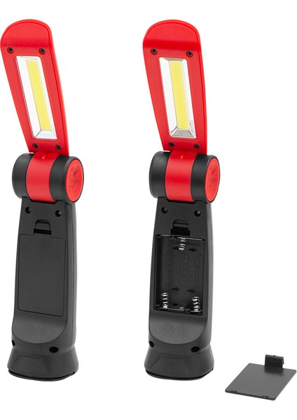 Powermaster JK102 LED Cob Işık Çok Fonksiyonlu Pilli 3xaaa Pilli El Feneri Kamp Tipi Fener Işıldak