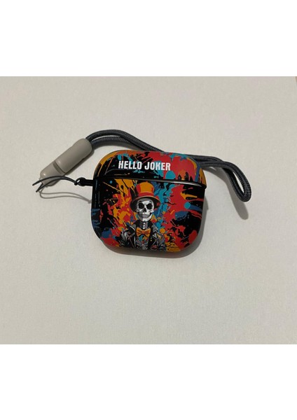 Iphone 1/2. Nesil Uyumlu Koruyucu Bluetooth Kulaklık Kılıfı Joker Desenli