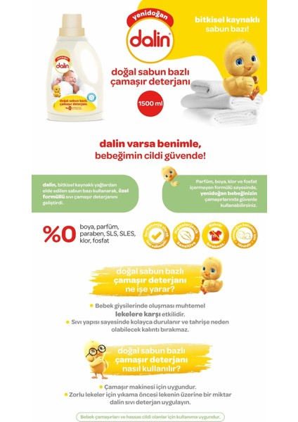 2'li Özel Set x 1 Adet Doğal Sabun Bazlı Sıvı Çamaşır Deterjanı 1500 ml x 2 Adet Leke Çıkarıcı 500 gr