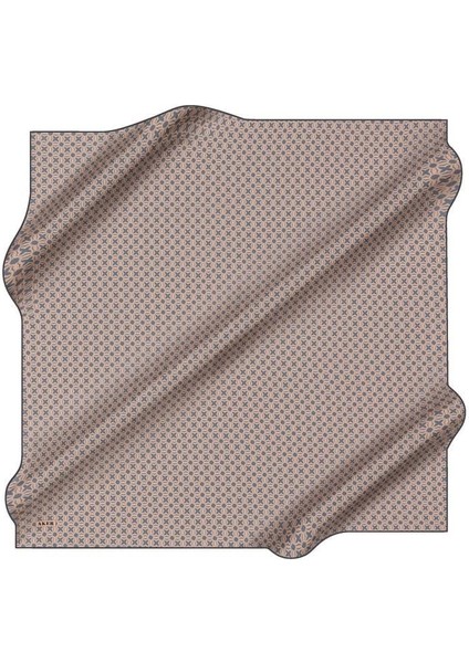 Ipek Eşarp - 8921713-923 Bej Mavi Twill