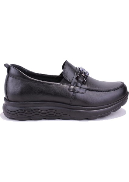 DZA32-314 Siyah Günlük Deri Kadın Ayakkabı fiyatları