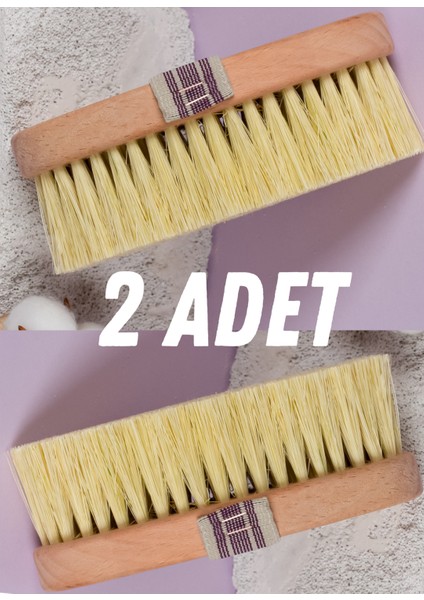 Vücut Fırçası - Sert Kıllı Duş Fırçası x 2 Adet