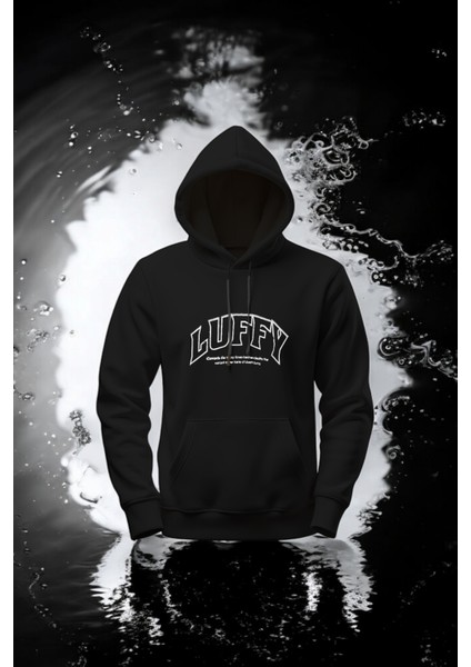 Normal Kalıp Baskılı Unisex Kapşonlu Sweatshırt