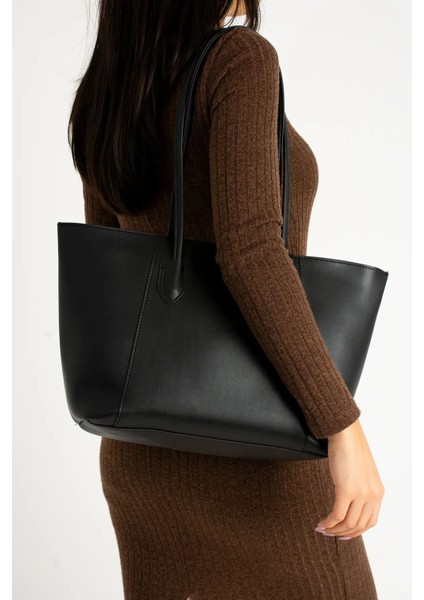 Kadın Yumuşak Deri Shopper Çanta & Omuz Çantası LF9049 fırsatları