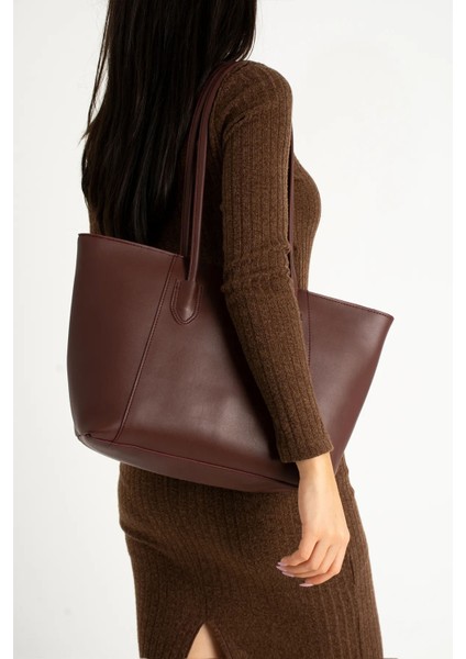 Kadın Yumuşak Deri Shopper Çanta & Omuz Çantası LF9049 fırsatları