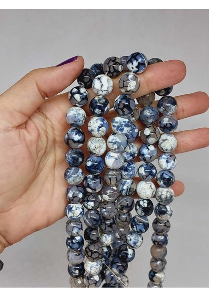 Akik Taşı Dizi 12MM (53368)