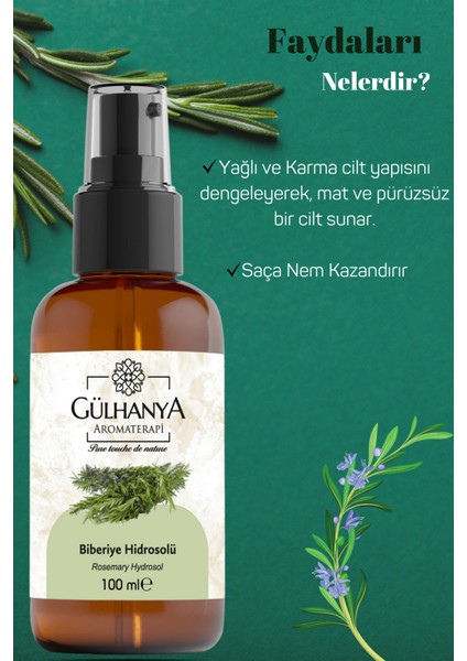 Biberiye Hidrosolü 100 ml