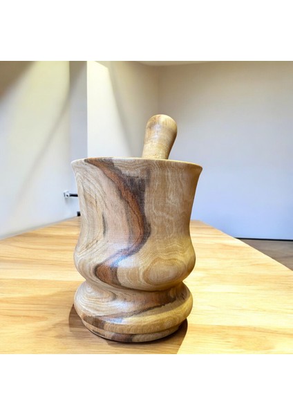 Erik Ağacından El Yapımı Ahşap Havan fiyatları