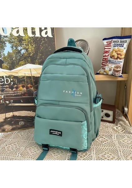 Ortaokul Öğrencisi Okul Çantası Kadın Çok Katmanlı Büyük Kapasiteli Lise Öğrencisi Basit Sırt Çantası Üniversite Öğrencisi Seyahat Çok Yönlü Sırt Çantası (Yurt Dışından)